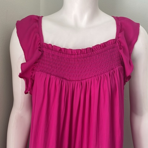 Free People Want Your Love Fuchsia Summer Dress Medium - Picture 8 of 12